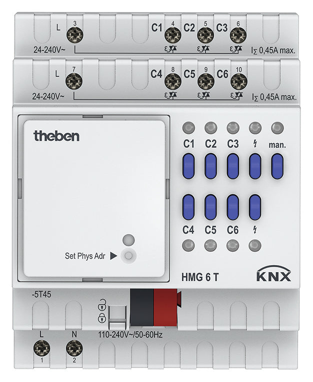 THEBEN KNX Heizungsaktor 6-fach, Grundgerät THEBEN KNX Heizungsaktor 6-fach, Grundgerät